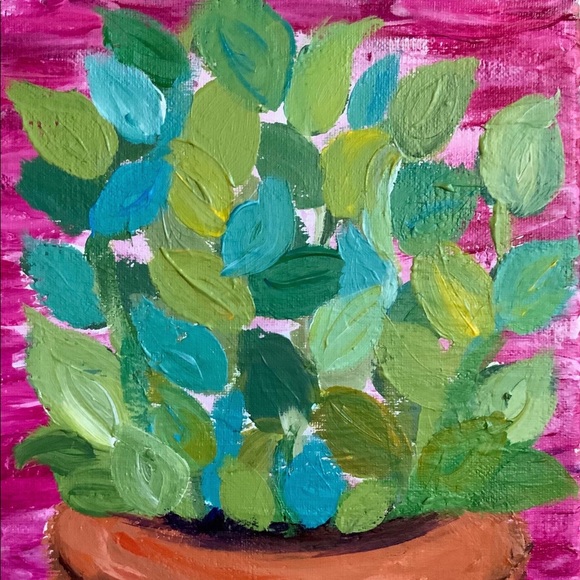 Plant Art Painting Home Decor - Picture 2 of 6